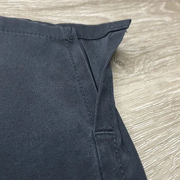 Rag & Bone Store Exclusive Black Silk and Lycra Relaxed Fit Tapered Trousers - Picture 9 of 11